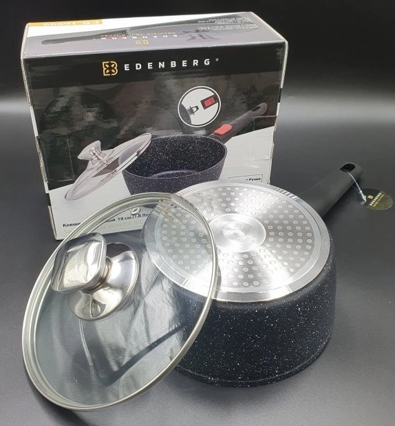 Сотейник Edenberg з гранітним покриттям знімна ручка 20 см 2,5 л (EB-17000) - фото 3