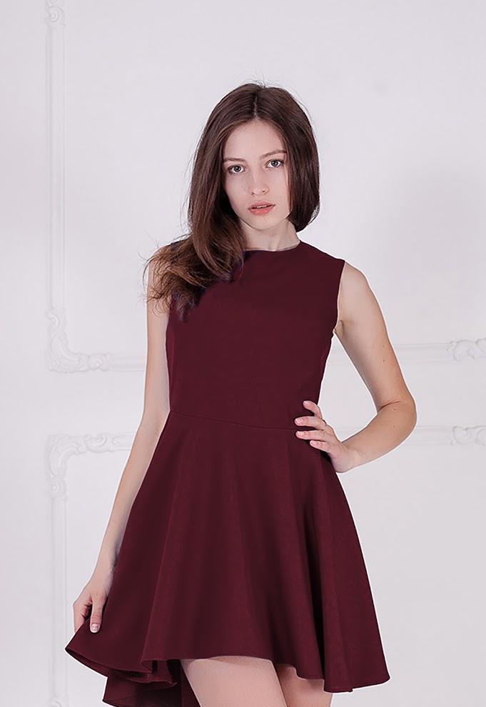 Платье женское Podium Kendis 17944-BORDO M Бордовый