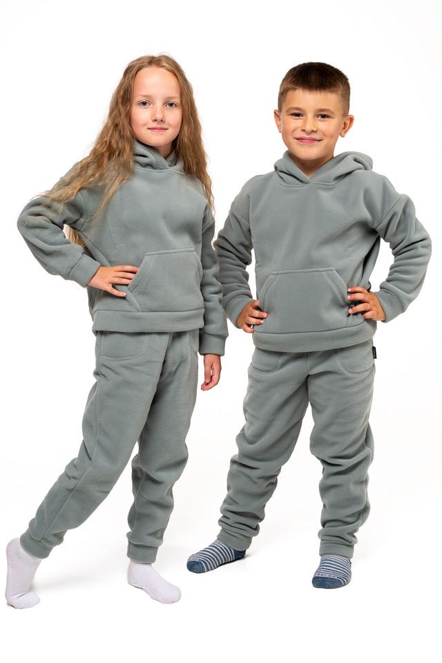 Костюм детский флисовый ThermoX Secret Fog Kids 146 см Серый - фото 6