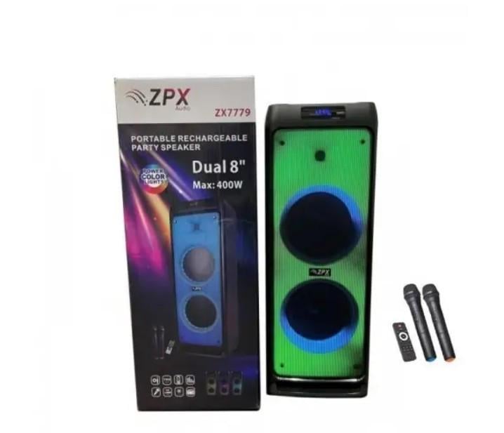 Портативная колонка аккумуляторная акустика ZPX ZX-7779USB/FM/Bluetooth (2613223809)