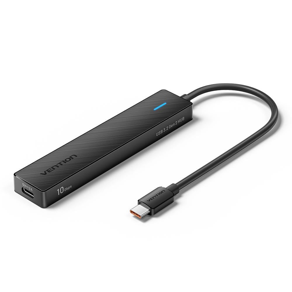 USB-хаб Type-C Vention 5в1/USB 3.2 Gen 2/10 Гбит/с Черный (CHYBB) USB-хаб Type-C Vention 5в1/USB 3.2 Gen 2/10 Гбит/с Черный (CHYBB)