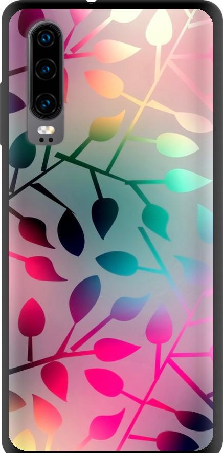 Чехол на Huawei P30 Листья (2235b-1622-42517)