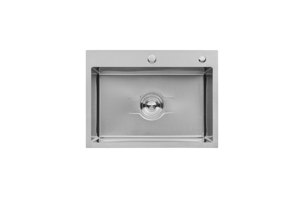 Мойка для кухни Kroner Derby KRP Brush 5843HM 2,5/0,5 мм (373986)