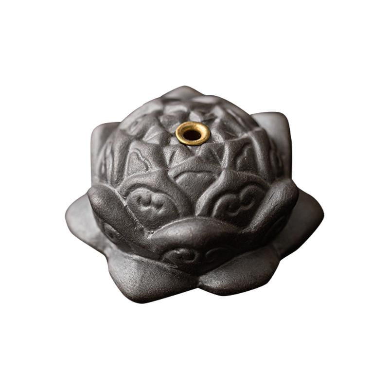 Підставка-тримач для пахощів Lesko YYPJ005 Лотос керамічна (24366464)