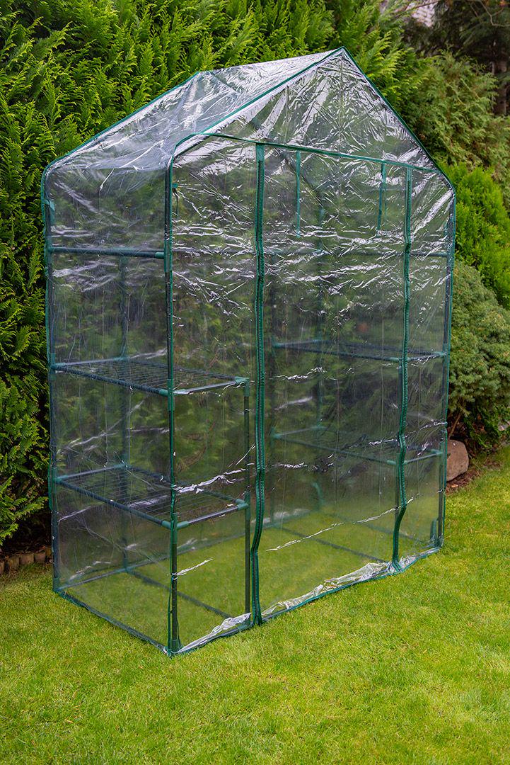 Парник складной Neo Tools 4 полки ПВХ пленка 195х143х73 мм Зеленый (15-902) - фото 2 Парник складной Neo Tools 4 полки ПВХ пленка 195х143х73 мм Зеленый (15-902) - фото 2