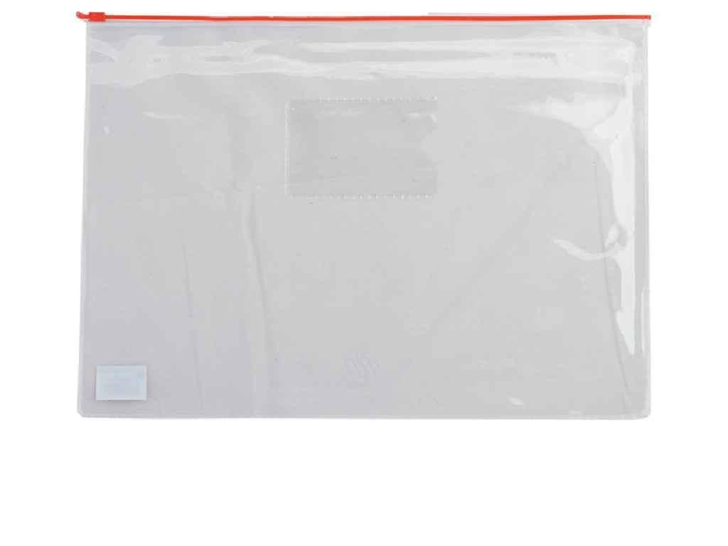 Папка-конверт Buromax А5 пластик молния Красный (BM.3947-05)