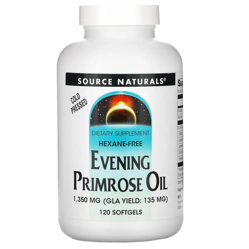 Олія вечірньої примули Source Naturals Evening Primrose Oil 1350 мг 60 Softgels