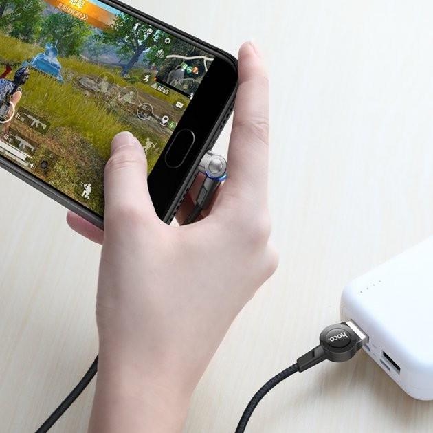 Кабель USB Hoco S8 Magnetic Micro 1,2м Black - фото 2