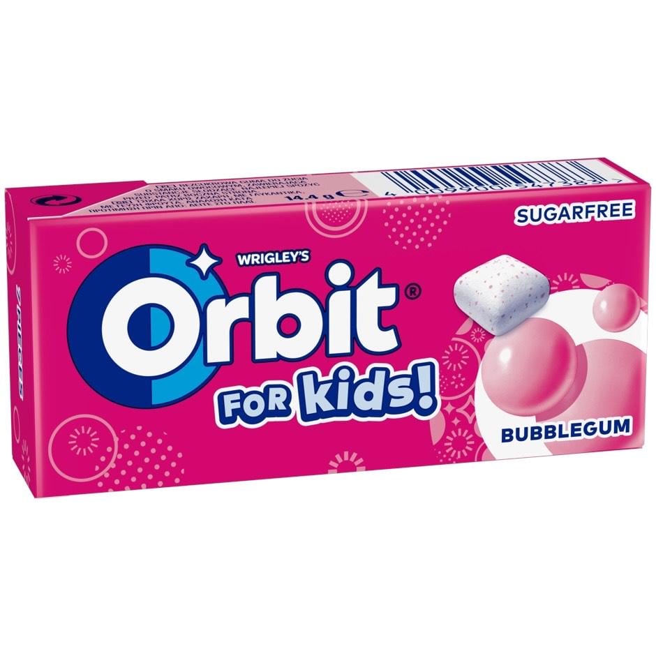 Жувальна гумка Orbit for kids Bubble Gum для дітей без цукру