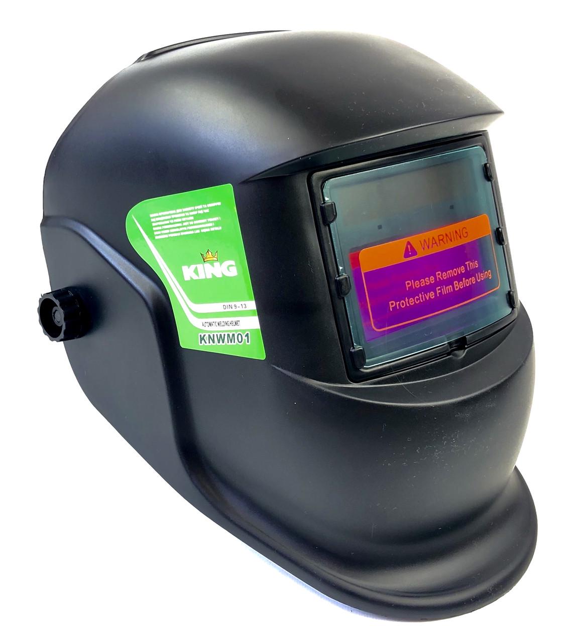 Зварювальна маска хамелеон King KNWM01 автозатемнення - фото 3