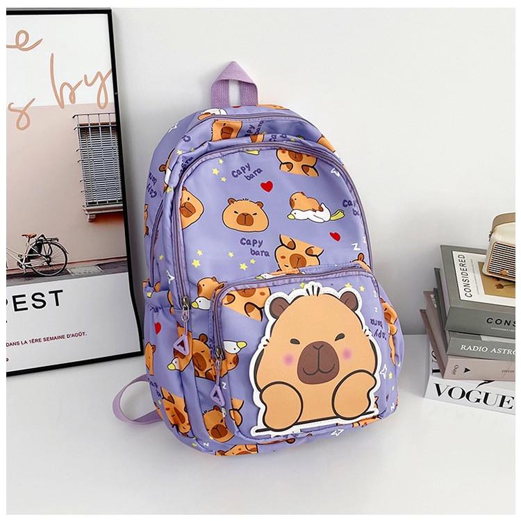 Рюкзак детский Капибара 10496 Фиолетовый (27484797) - фото 2 Рюкзак детский Капибара 10496 Фиолетовый (27484797) - фото 2