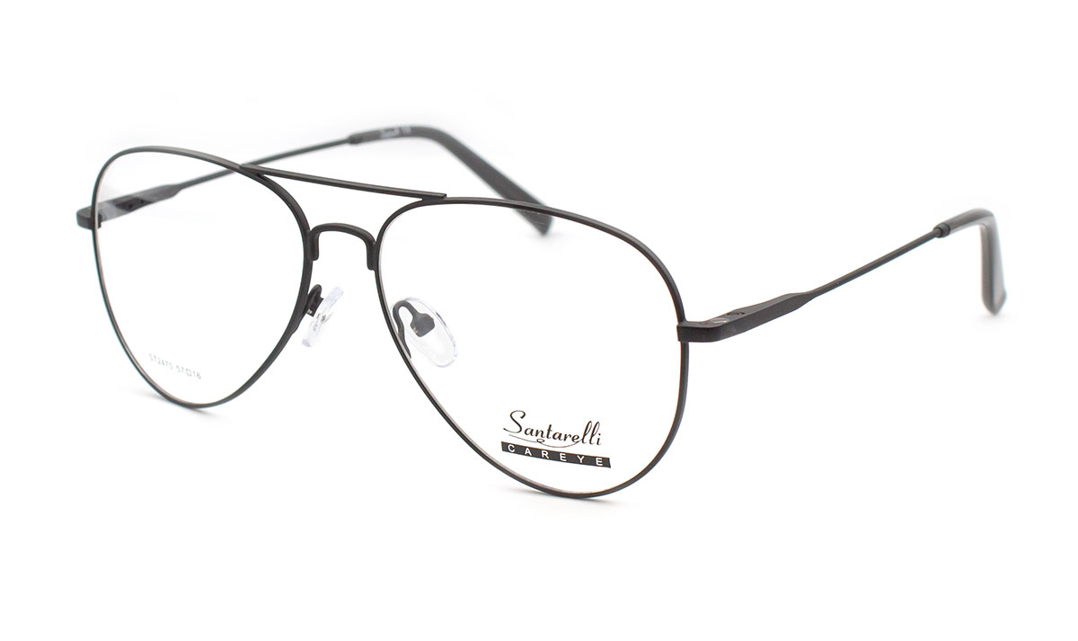Оправа для очков Santarelli 2470-C6 авиатор с двумя магнитными насадками солнцезащитная и поляризационная (09512)