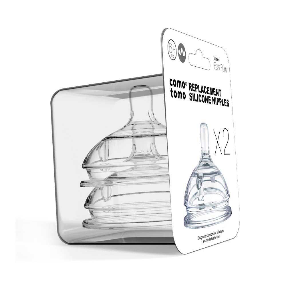 Набор сосок Comotomo 0-3 мес 2шт. - фото 2 Набор сосок Comotomo 0-3 мес 2шт. - фото 2