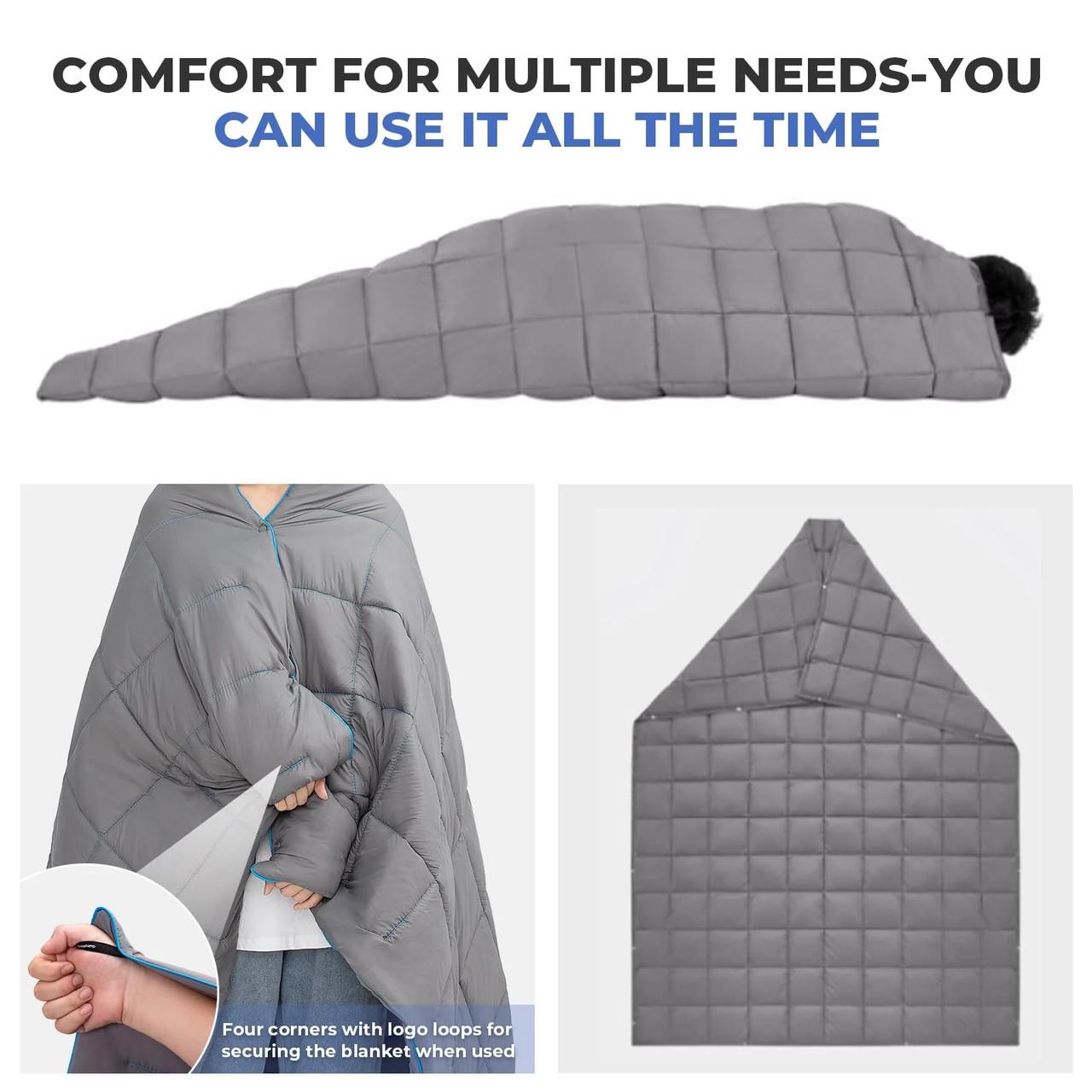 Одеяло туристическое KingCamp Smart 150 KS2432 Charcoal (KS2432_CHARCOAL) - фото 4