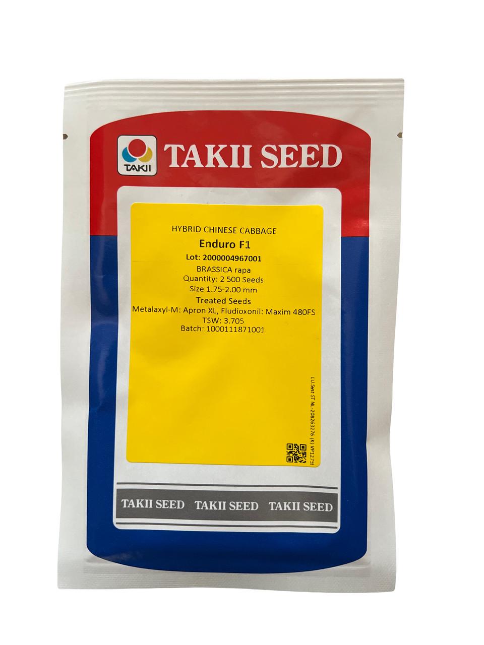Семена Капуста Пекинская Takii Seeds ENDURO F1 2500 шт. (2289331468)