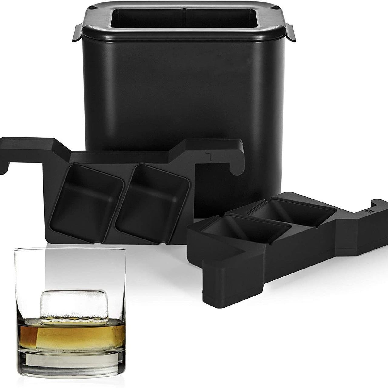 Форма для прозрачного льда Olin & Olin КУБ без пузырьков 4 отверствия