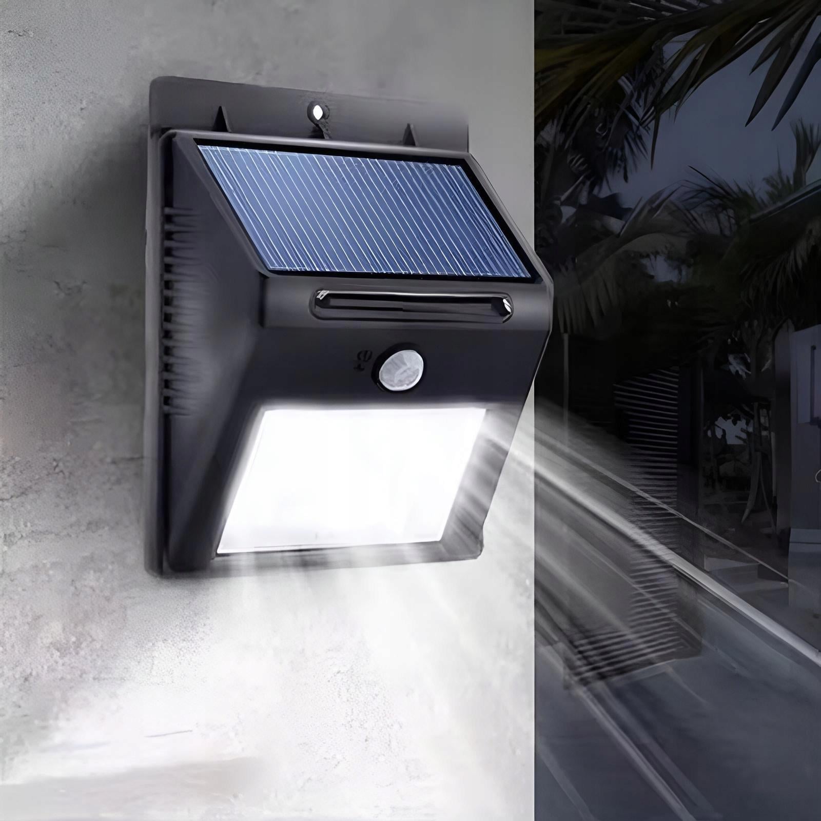 Садовый светильник настенный Lumiled серии HARIO свет 6500K датчики движения/мрака 4 шт. (10674)