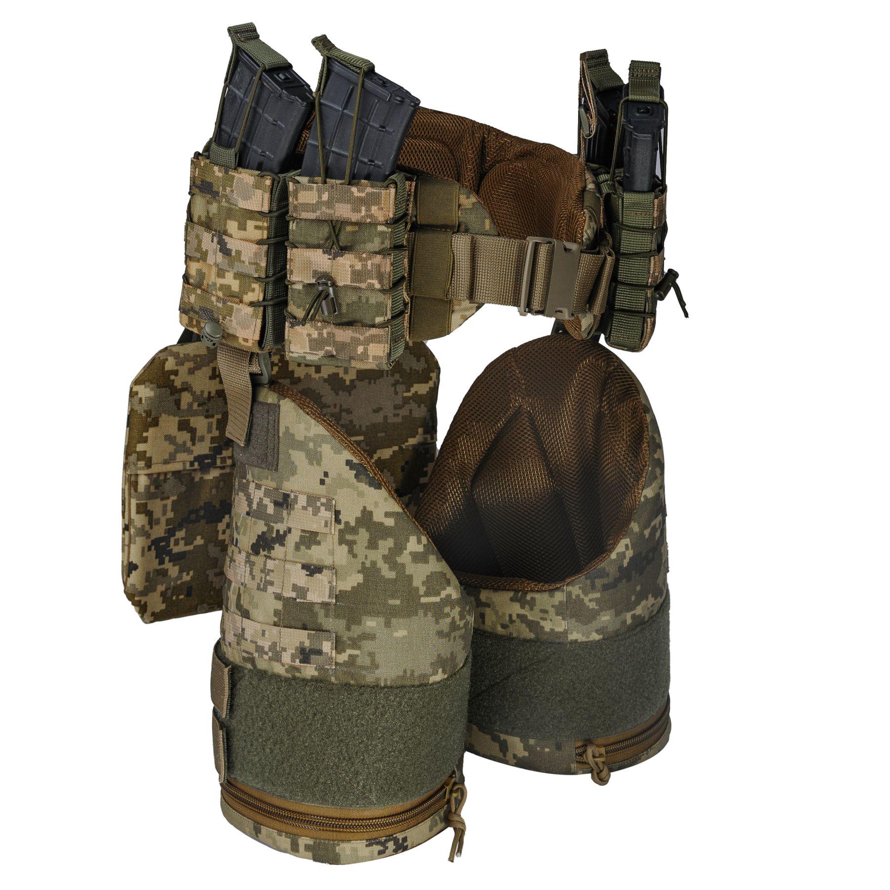 Баллистическая защита ног бедер и РПС Warbelt 1 класс SPECPROM L Пиксель - фото 2