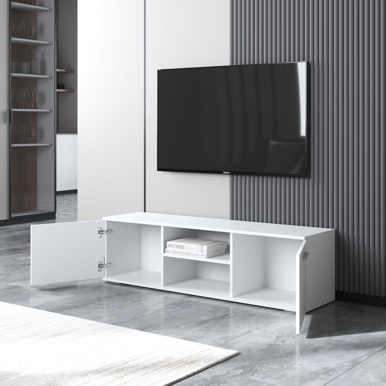 Тумба под телевизор Вайс M-106 1400х400х361 мм Антрацит (30658681) - фото 3