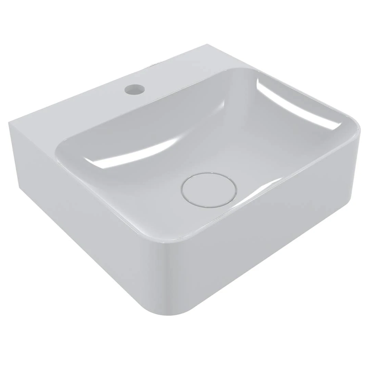 Умывальник накладной Miraggio Seed прямоугольный 430x390 мм Белый (MG-0000238)