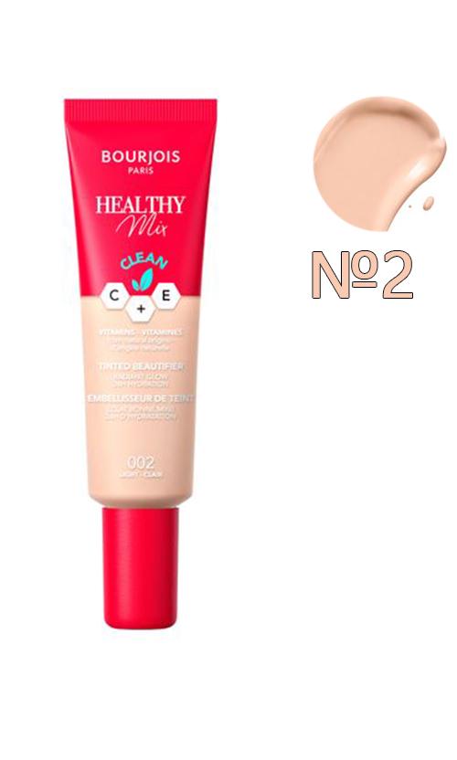 Тональный флюид BOURJOIS Healthy Mix Clean увлажняющий 02 Light - фото 2