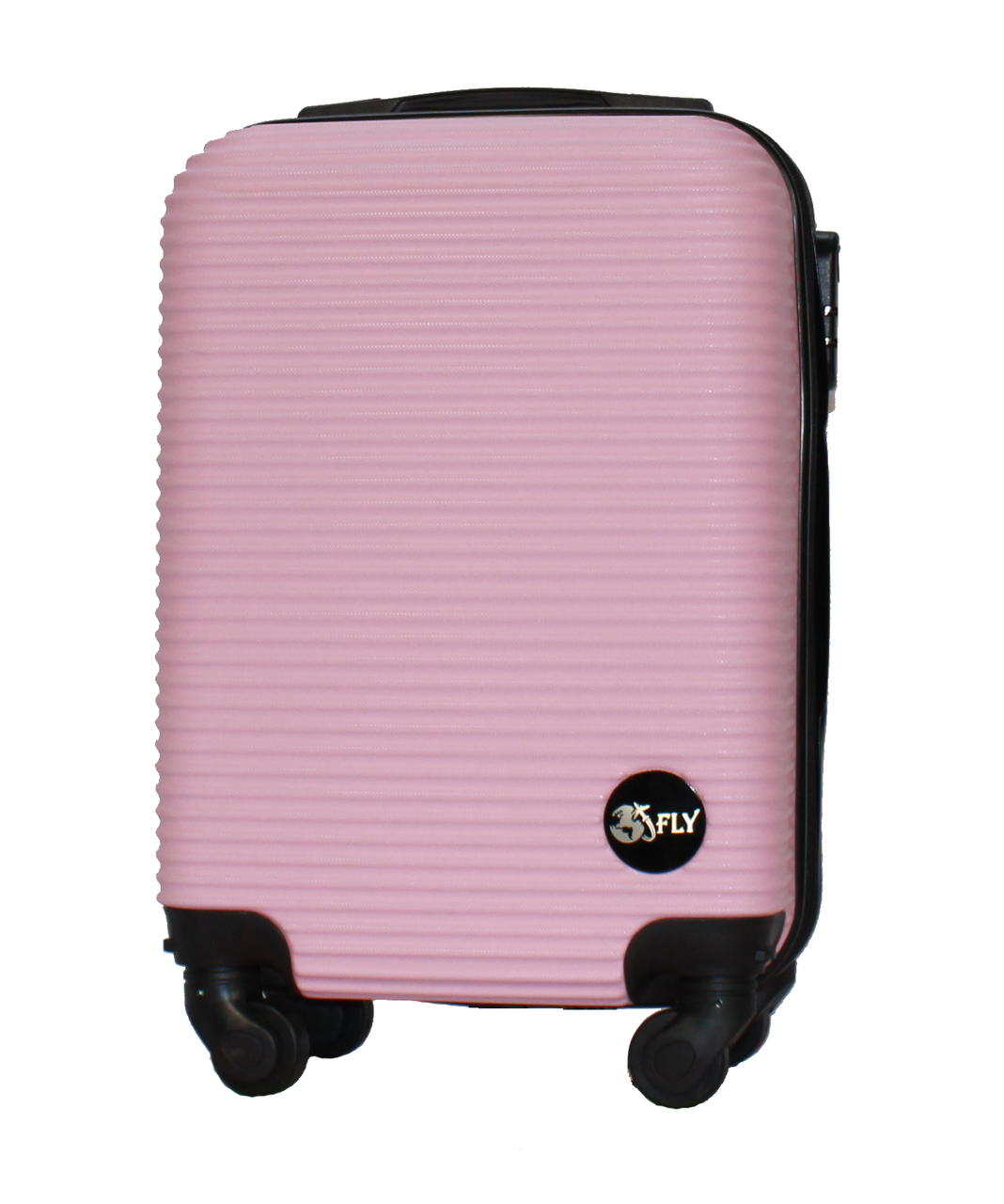 Чемодан ручная кладь Fly 91240 мини на 4 колесах 51х32х20 см Светло-розовый