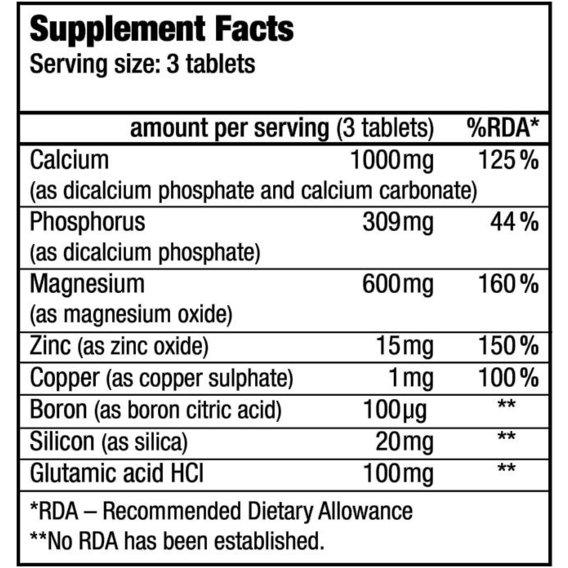 Мультиминералы для спорта BioTechUSA Calcium Zinc Magnesium 100 Tabs - фото 2