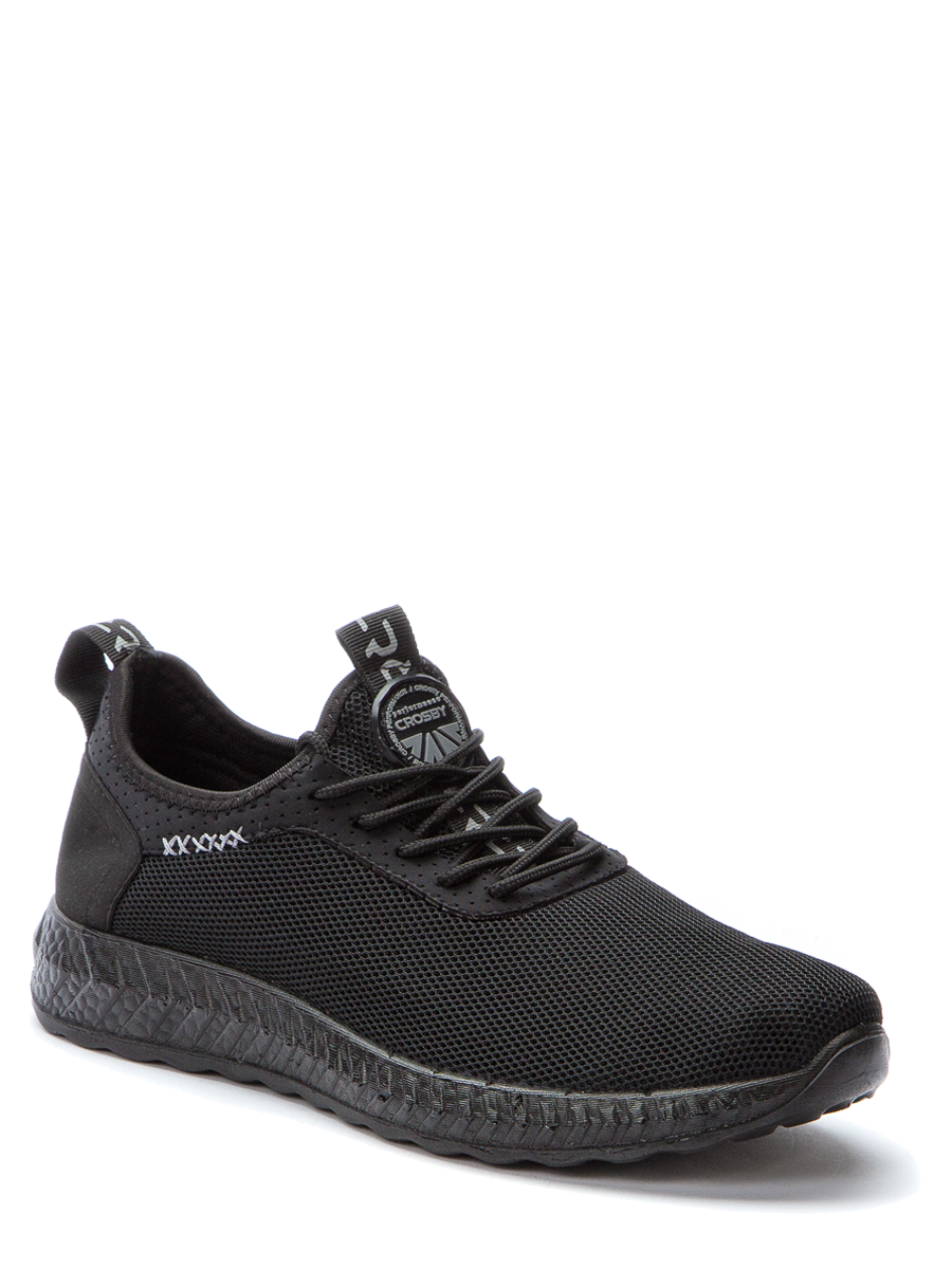 Кроссовки мужские CROSBY сетка/экокожа р. 44 Черный (417024/01-01)