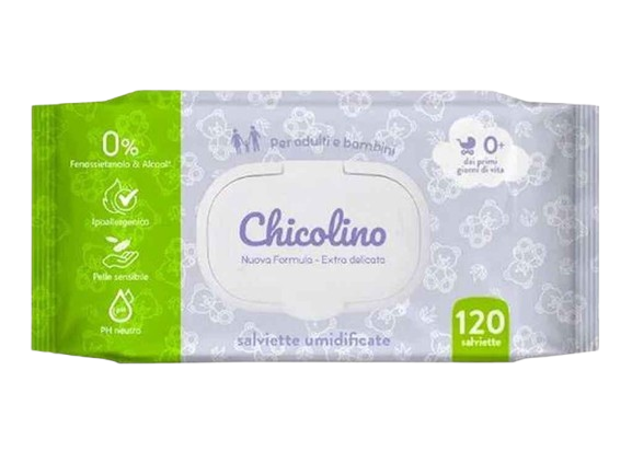 Влажные салфетки Chicolino 120 шт. (881273)