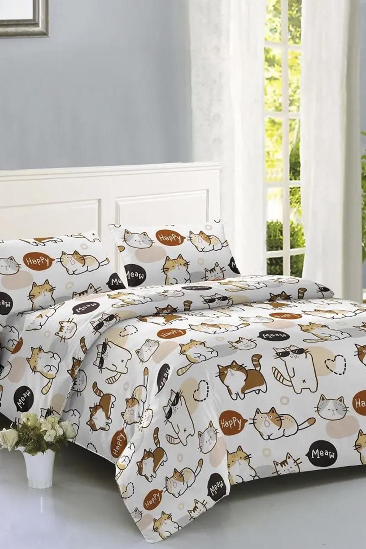 Комплект постельного белья Soho полуторный 150x200 Cats (SKT001040055)