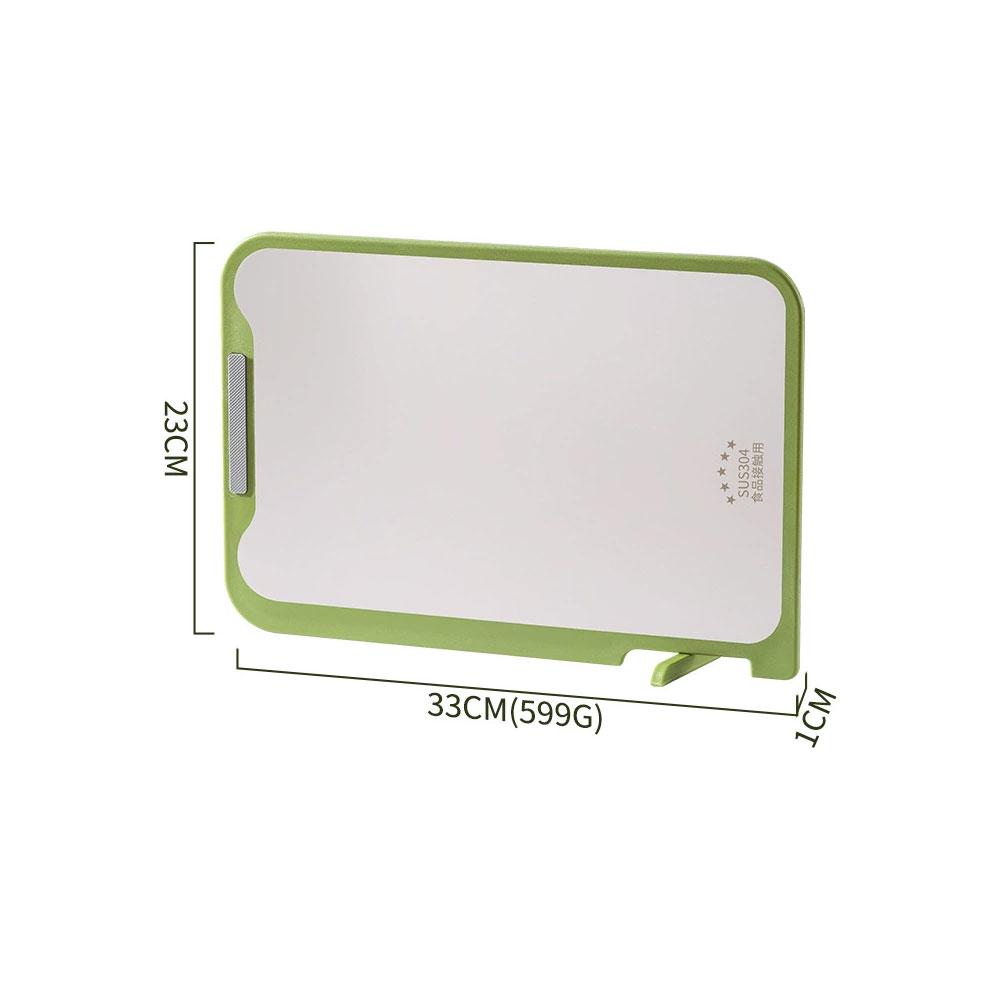 Дошка кухонна для нарізання двостороння 23x33 см Зелений (NR0246_1) - фото 6