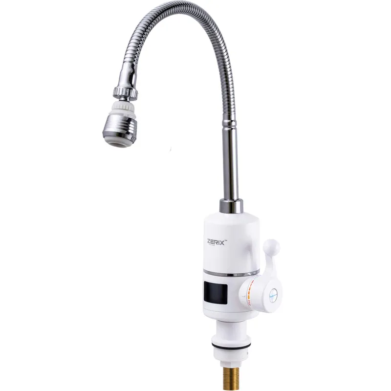 Проточный водонагреватель Zerix ELW06-EF с индикатором температуры (ZX3072)