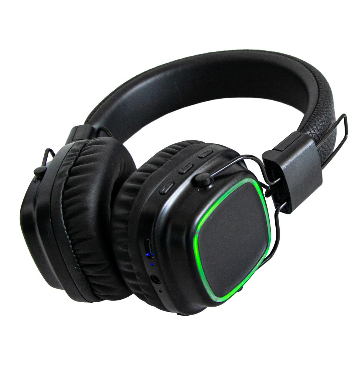 Навушники Powerful Sound XY-30 з підсвічуванням Чорний (1010683-Black) - фото 4