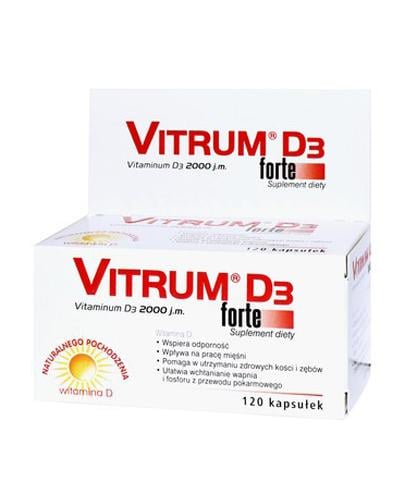 Поддержание иммунитета Vitrum D3 Forte 2000IU 120 шт. (15175147)