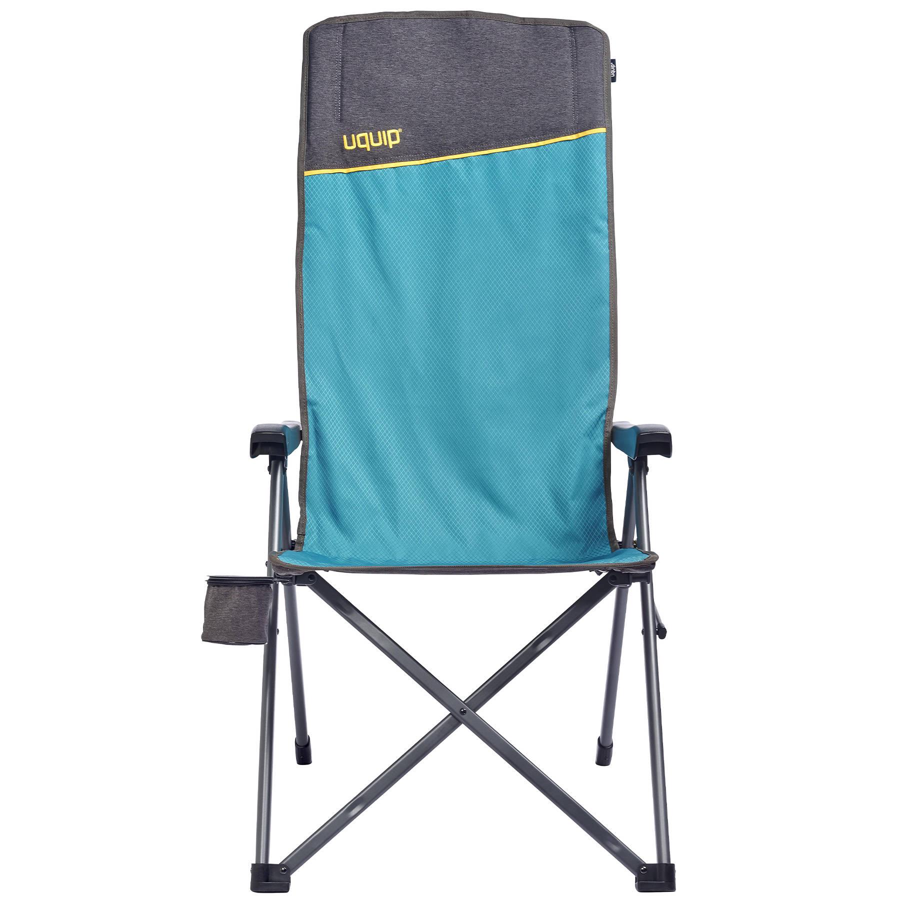 Туристичне крісло розкладне Uquip Justy XL Blue/Grey (244037) - фото 2
