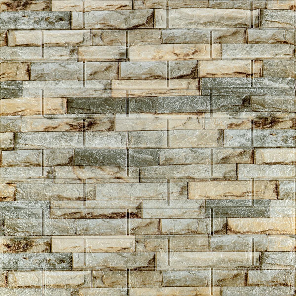 Панель 3D SW-00003309 Екатеринославский кирпич 700х770х5 мм