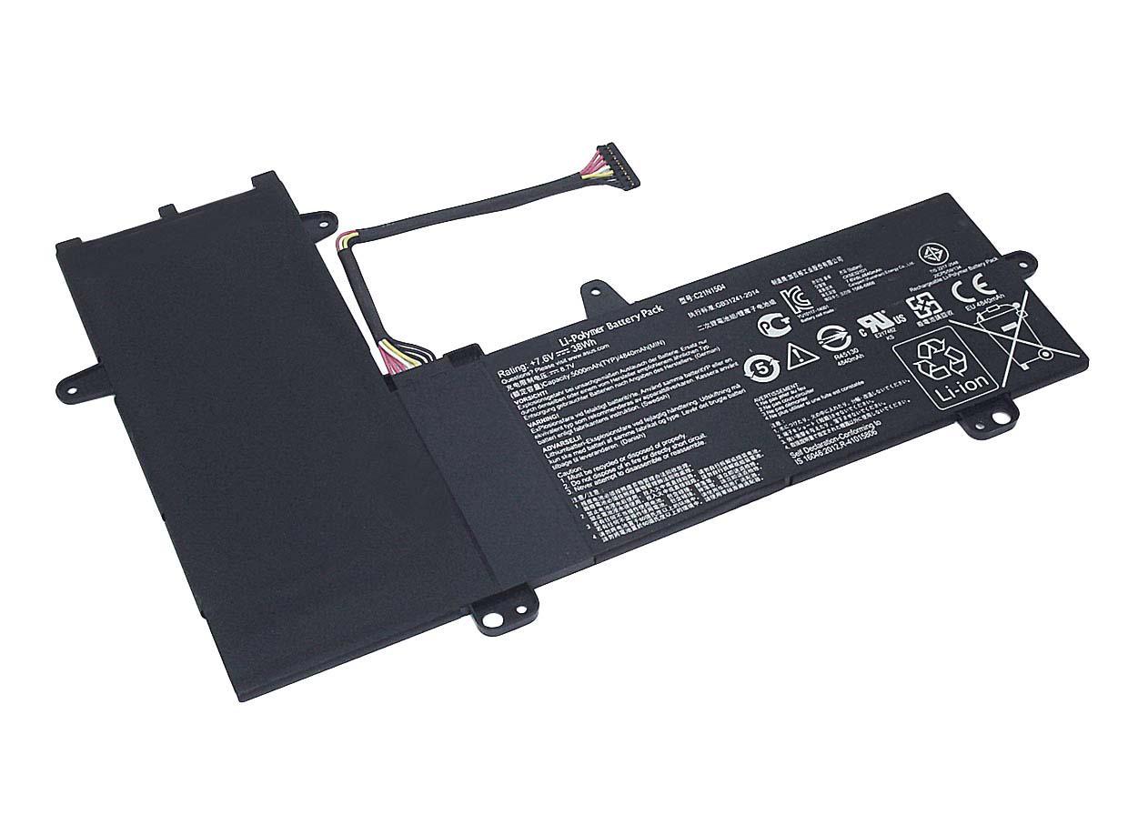 Аккумулятор для ноутбука Asus B21N1504 TP200SA 7,6V 5000 mAh Black