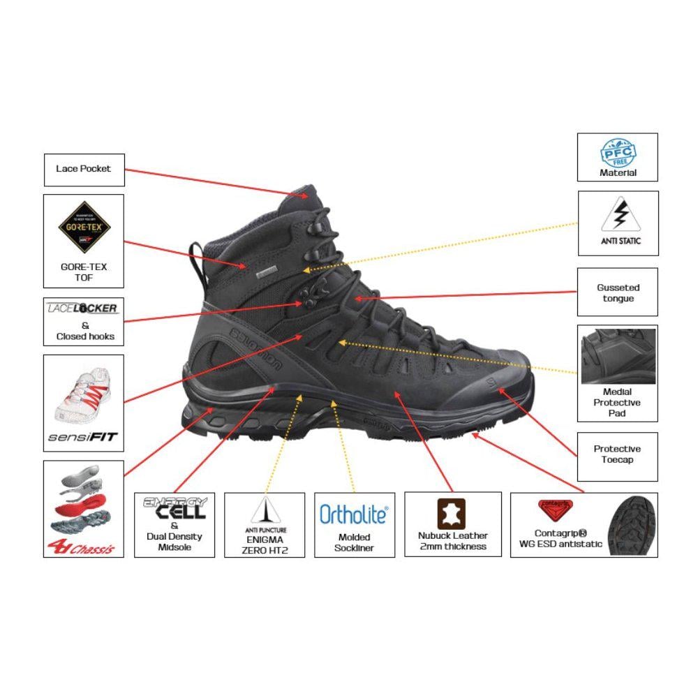 Черевики Salomon Quest 4D MID GTX Forces 2 EN р. 42 Black - фото 8