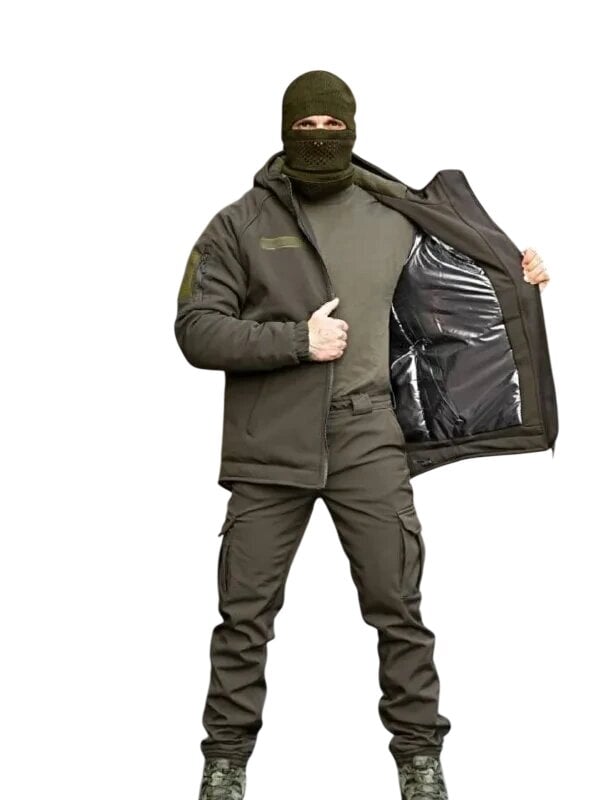 Тактический костюм мужской зимний GF GAMMA FORCE L Олива (P3236338344)