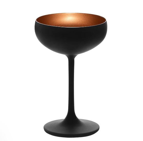 Набор бокалов для шампанского Stölzle Lausitz Elements Bronze 230 мл 6 шт. Черный (2739408-1) - фото 3