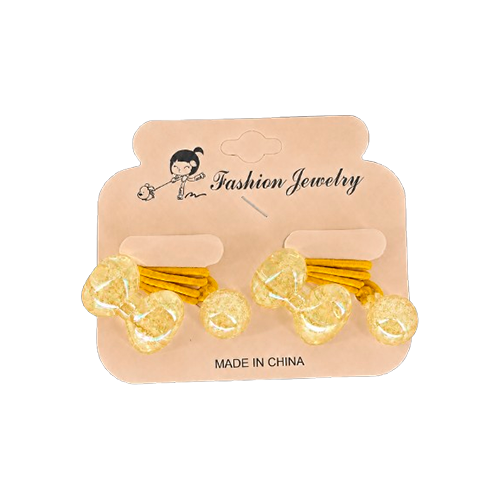 Резинки для волос Stenson WW02295 2 шт. Yellow (34964939)
