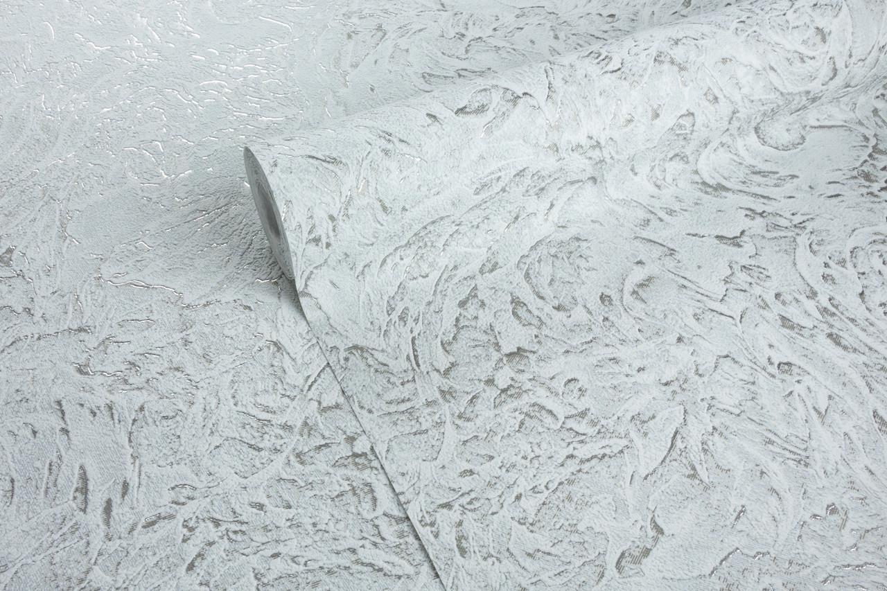 Обои флизелиновые LS Vinil Esfero ДХV-1596 Фон вспененный винил 1,06х10,05 г Серо-зеленый