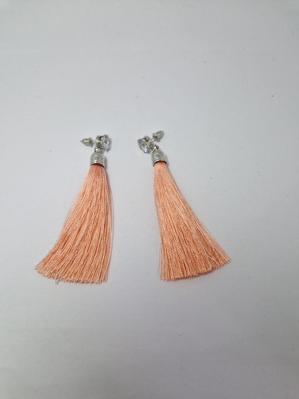 Серьги кисточки 7,5 см Светло-розовый (1821136870) Серьги кисточки 7,5 см Светло-розовый (1821136870)