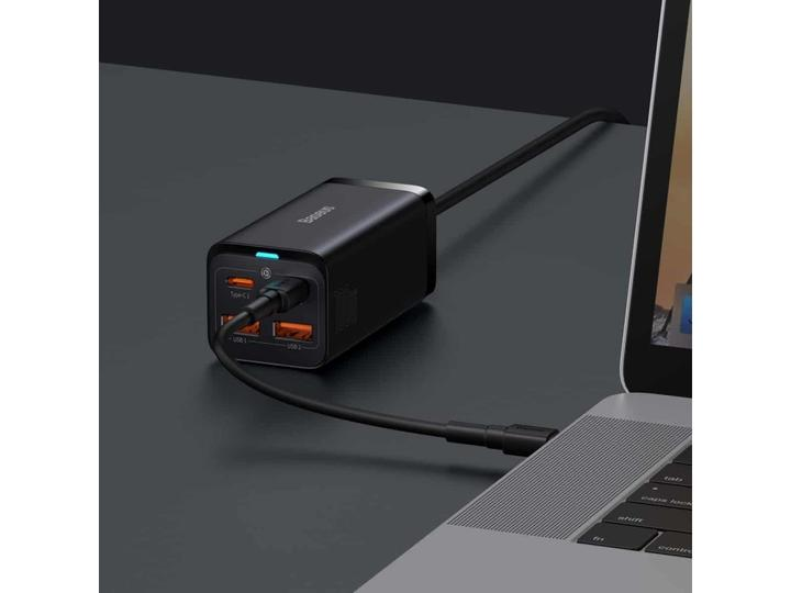 Зарядний пристрій BASEUS GaN3 Pro Desktop Fast Charger 100W з кабелем 100W 20V/5A 1 м (18966054) - фото 10