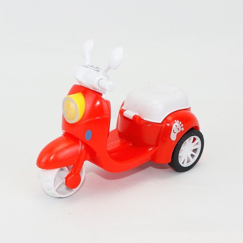 Скутер міні іграшковий інерційний привод Червоний