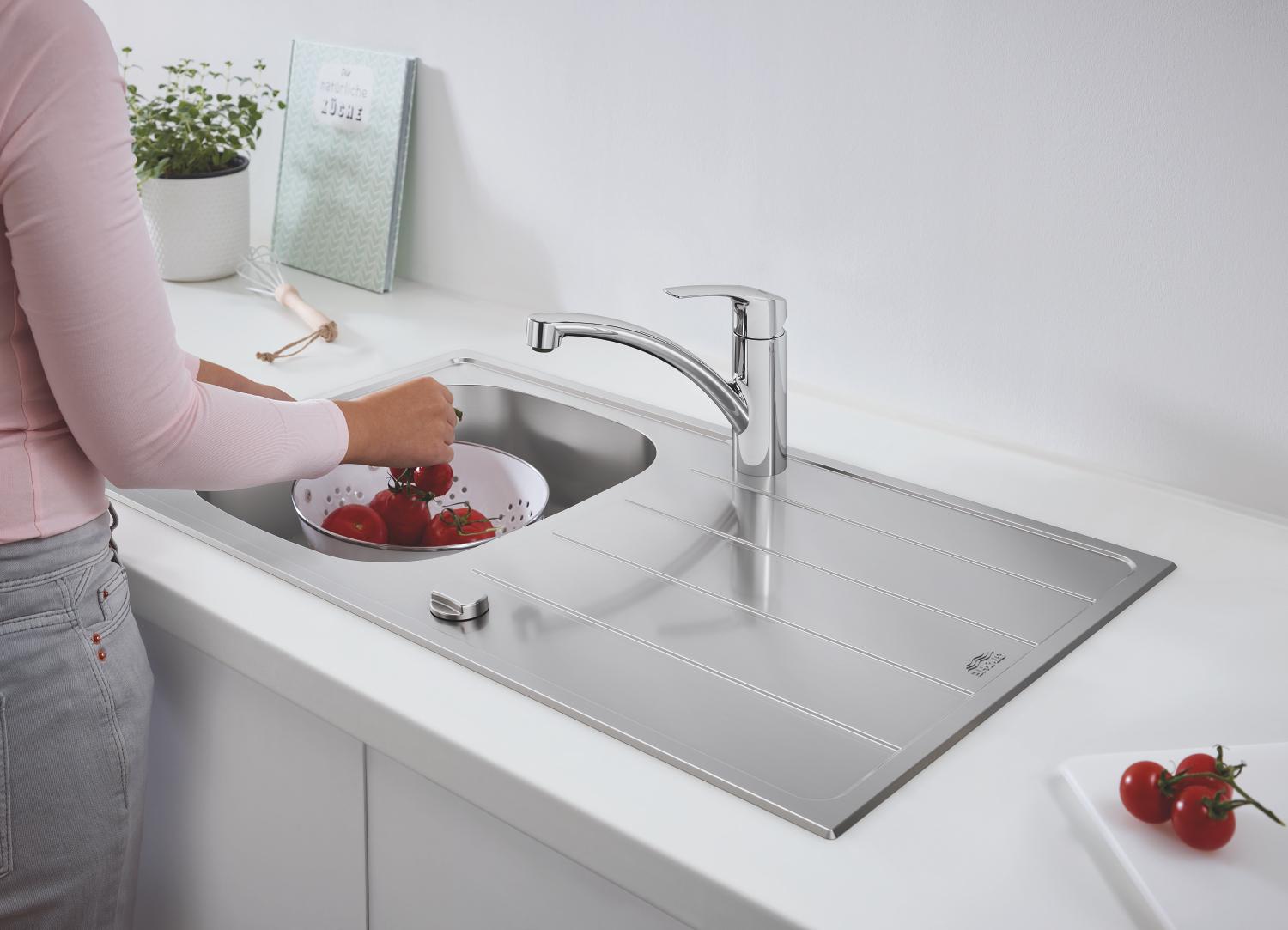 Змішувач кухонний Grohe Eurosmart (33281003) - фото 3 Змішувач кухонний Grohe Eurosmart (33281003) - фото 3