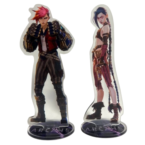 Фигурка акриловая Джинкс и Вай Arcane League of Legends 14 см (1738)
