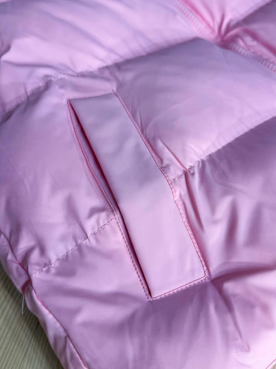 Жилетка жіноча A-N 10013 дута без капюшона р. 42 Рожевий - фото 8 Жилетка жіноча A-N 10013 дута без капюшона р. 42 Рожевий - фото 8