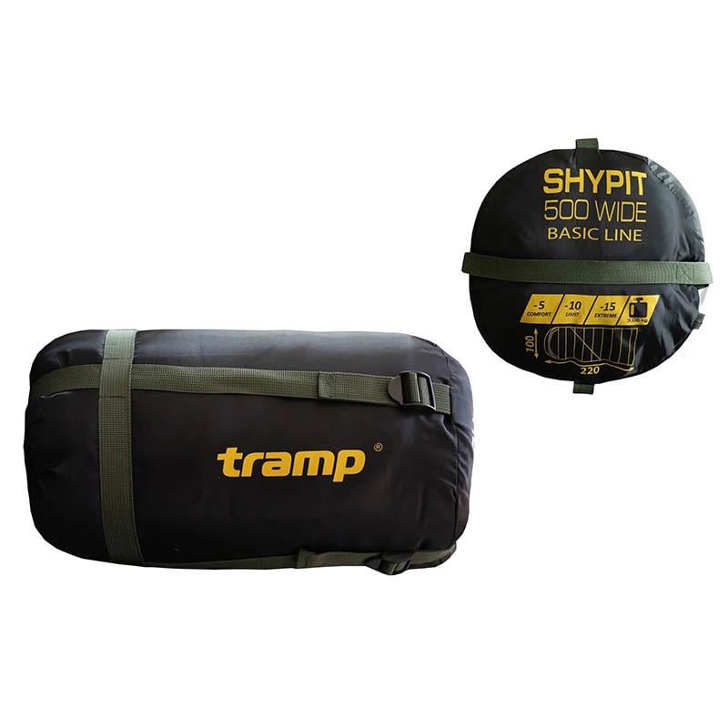 Спальный мешок Tramp Shypit 500 Wide левый 220х100 см Olive (UTRS-062L-L) - фото 14