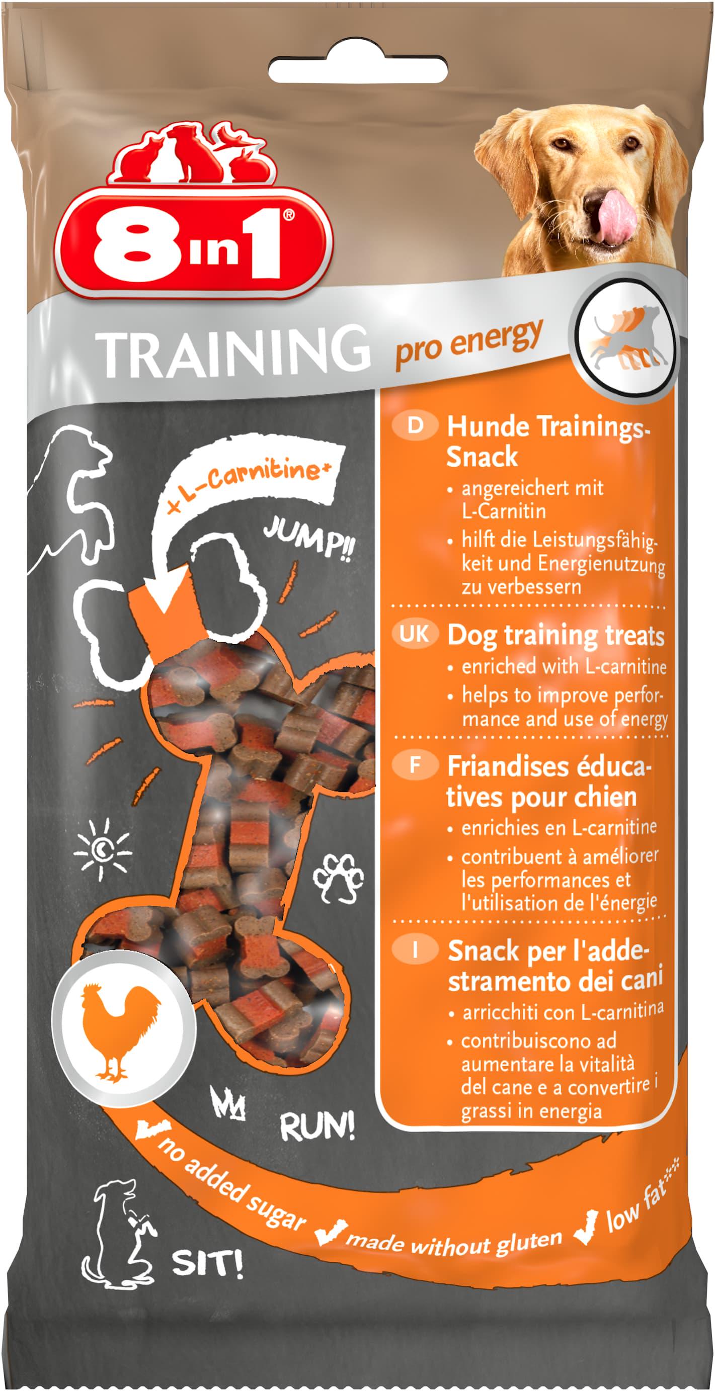 Лакомства функциональные 8in1 Training Pro для тренировок собак 100 г (661109 /126591)